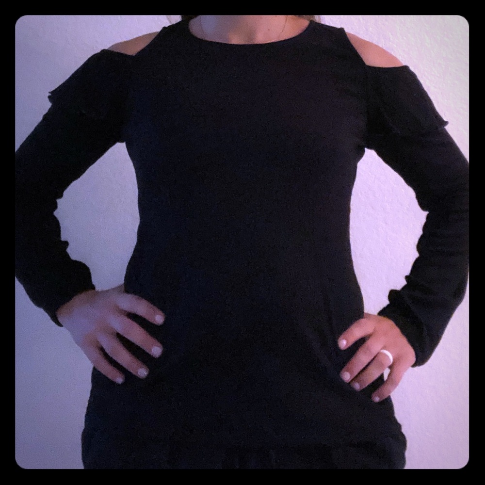 Lucky brand cold shoulder blouse